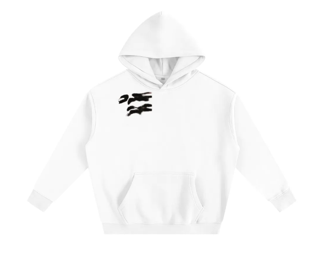 White Flux Hoodie