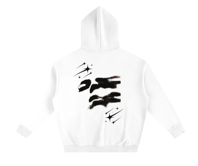 White Flux Hoodie